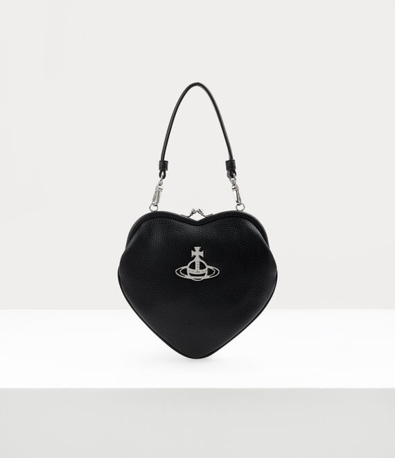 Vivienne Westwood Belle Heart Frame Purse in black